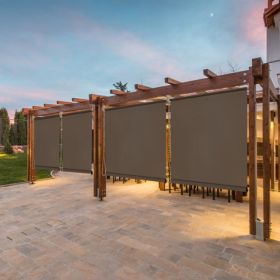 8'X6' Mocha HDPE Spliced Roller Shutter (Option: defaulttitle)